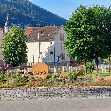 Apartement am Waldrand Bad Wildbad Buitenkant foto