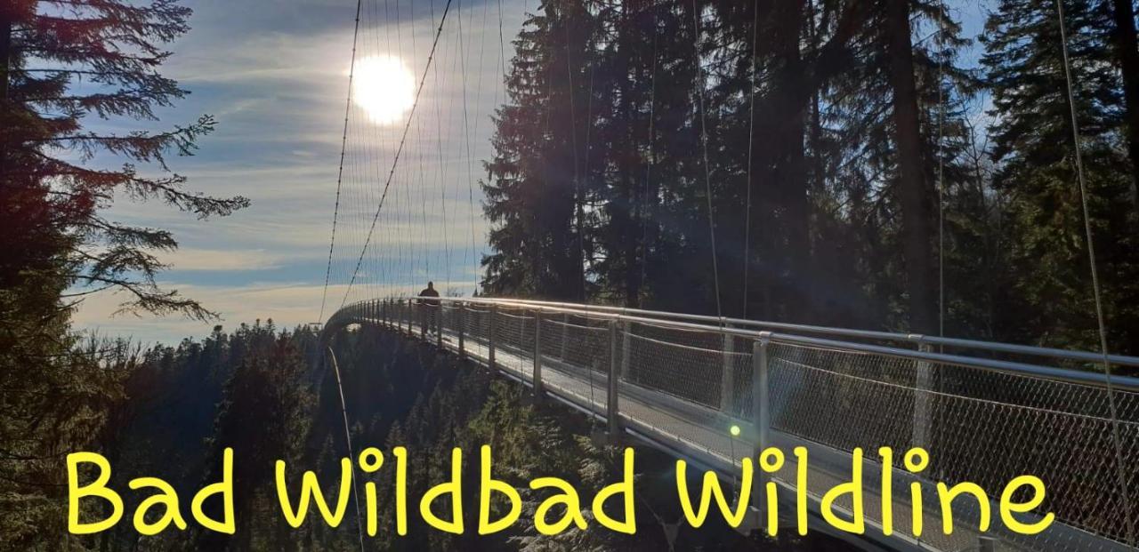 Apartement am Waldrand Bad Wildbad Buitenkant foto