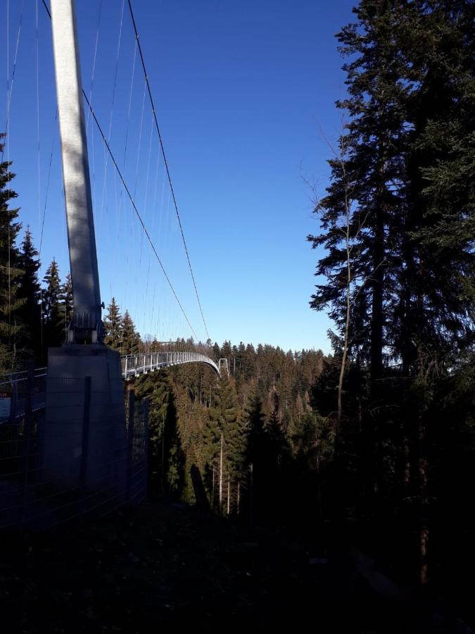 Apartement am Waldrand Bad Wildbad Buitenkant foto