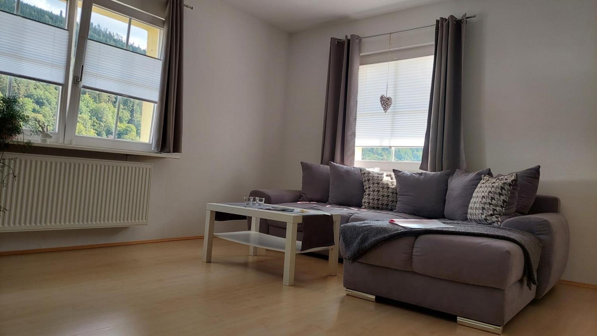 Apartement am Waldrand Bad Wildbad Buitenkant foto
