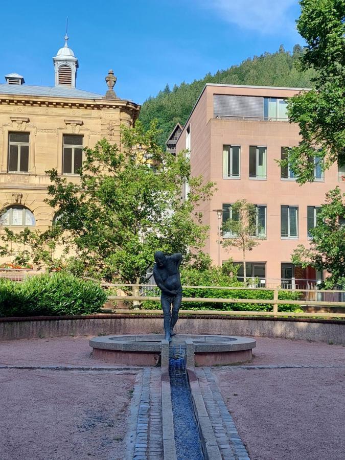 Apartement am Waldrand Bad Wildbad Buitenkant foto